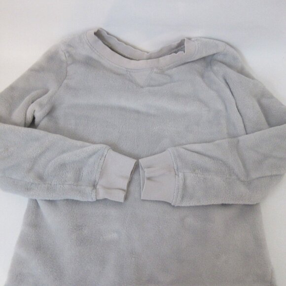 Wondershop Sweater Sz Small Sleepwear Gray Fleece Long Sleeve Crewneck Pullover - Picture 8 of 8
